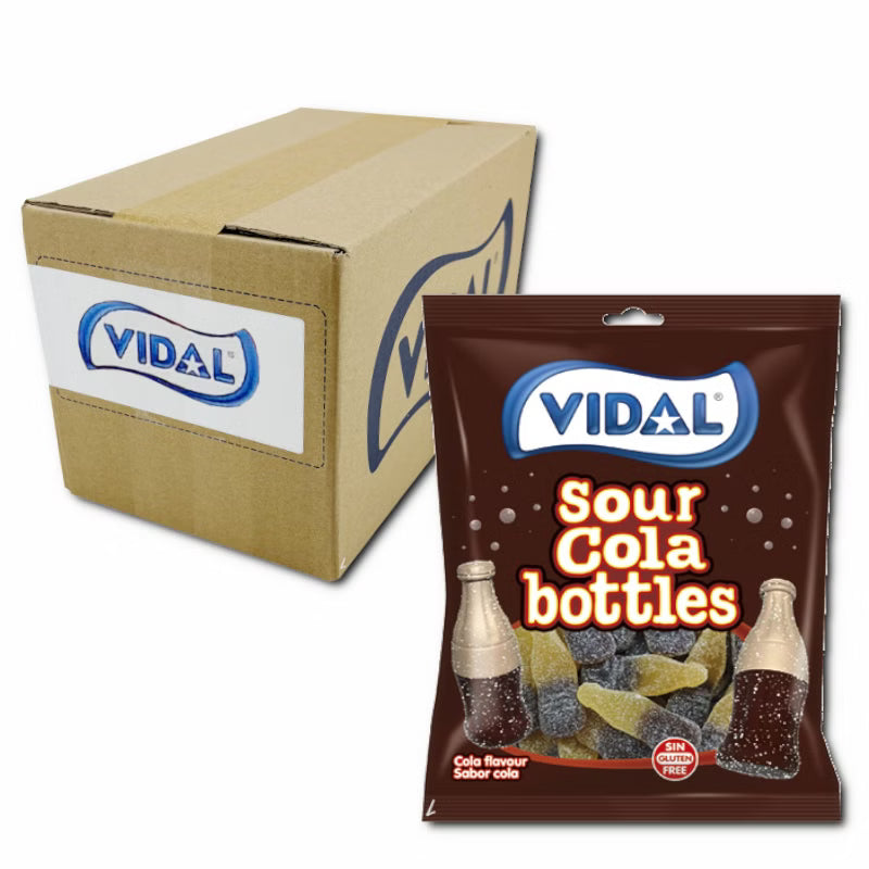 Vidal Vidal Colaflaschen sauer, Fruchtgummi, 1 Beutel je 90g elektroniktrade Switzerland