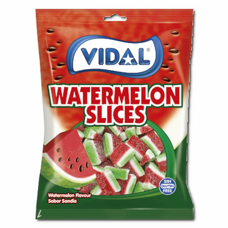 Vidal Vidal Watermelon Slices, Fruchtgummi, 1 Beutel zu 90g elektroniktrade Switzerland