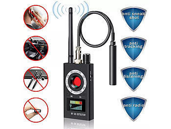VisorTech Profi-Akku-Spycam- & Wanzendetektor, erkennt 1 MHz-6,5 GHz, GSM u.v.m. elektroniktrade Switzerland