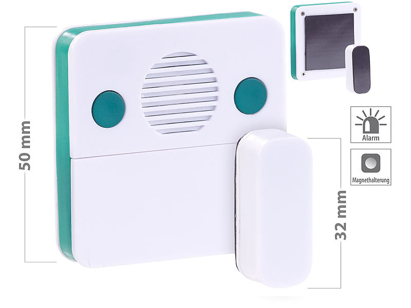 VisorTech Universal-Türschließ-Erinnerungs-Alarm mit 15/30 Sekunden Auslösezeit elektroniktrade Switzerland