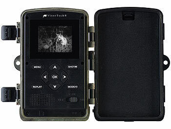 VisorTech WLAN-Full-HD-Wildkamera mit 120°-PIR, Nachtsicht, 6 Mon. Stand-by, App Elektroniktrade Switzerland
