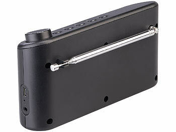 VR-Radio Mobiles Akku-Digitalradio mit DAB+/FM, Farbdisplay, Bluetooth 5.3, 6 W Elektroniktrade Switzerland