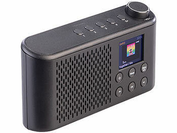 VR-Radio Mobiles Akku-Digitalradio mit DAB+/FM, Farbdisplay, Bluetooth 5.3, 6 W Elektroniktrade Switzerland