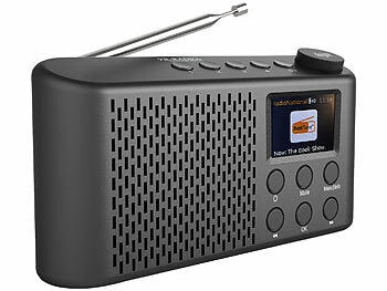 VR-Radio Mobiles Akku-Digitalradio mit DAB+/FM, Farbdisplay, Bluetooth 5.3, 6 W Elektroniktrade Switzerland