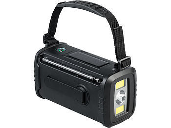VR-Radio VR-Radio Kurbelradio: Kurbel-Notfall-Digitalradio mit USB-Powerbank, LED-Lampe, 20.000 mAh elektroniktrade Switzerland