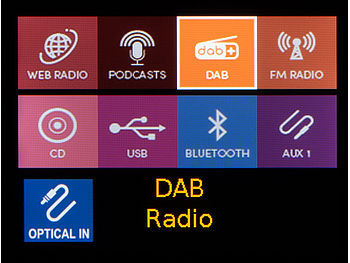 VR-Radio WLAN-Internetradio-Receiver, DAB+/UKW, CD, Bluetooth, 200 W, silber Elektroniktrade Switzerland