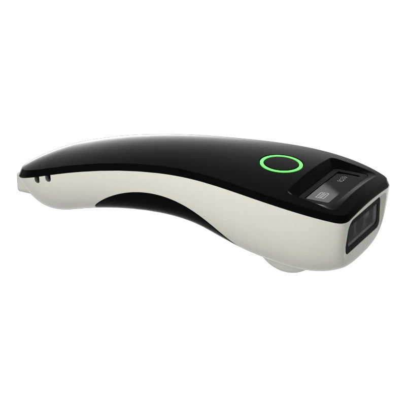 Mini 2D Barcode Scanner – Bluetooth & Wireless für iOS/Android/PC Weiss