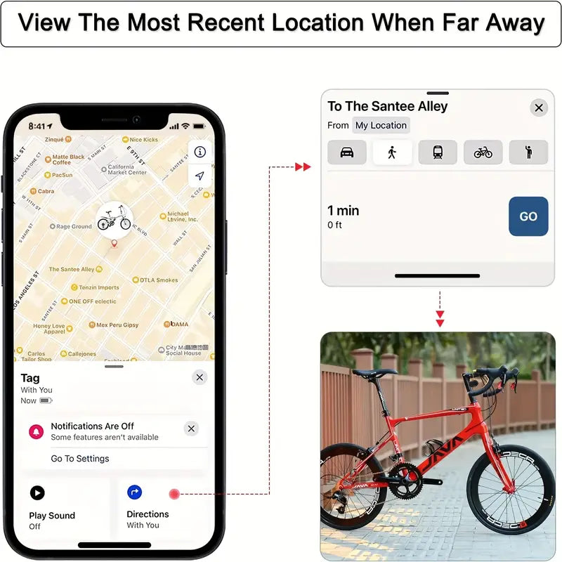 Locator Finder Tracker funktioniert mit Apple Find My / Wo ist