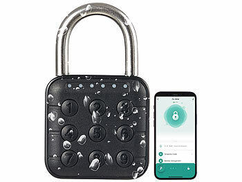Xcase Xcase Smartes Metall-Vorhängeschloss mit Zahlencode & App, Bluetooth 5, IP67 elektroniktrade Switzerland