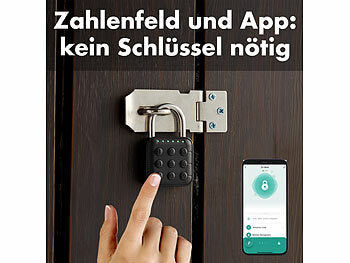 Xcase Xcase Smartes Metall-Vorhängeschloss mit Zahlencode & App, Bluetooth 5, IP67 elektroniktrade Switzerland