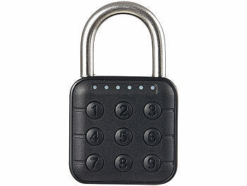Xcase Xcase Smartes Metall-Vorhängeschloss mit Zahlencode & App, Bluetooth 5, IP67 elektroniktrade Switzerland