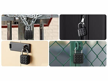 Xcase Xcase Smartes Metall-Vorhängeschloss mit Zahlencode & App, Bluetooth 5, IP67 elektroniktrade Switzerland