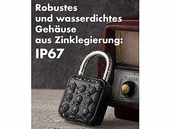 Xcase Xcase Smartes Metall-Vorhängeschloss mit Zahlencode & App, Bluetooth 5, IP67 elektroniktrade Switzerland