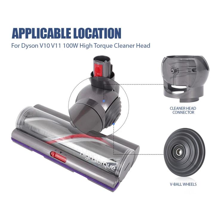 xdsource Ersatzteile für Dyson V15/V11/V10/G5 100W High Torque Reinigungsdüse V-Ball-Anschluss, Connector, Connector+V-Ball Wheel Side elektroniktrade Switzerland