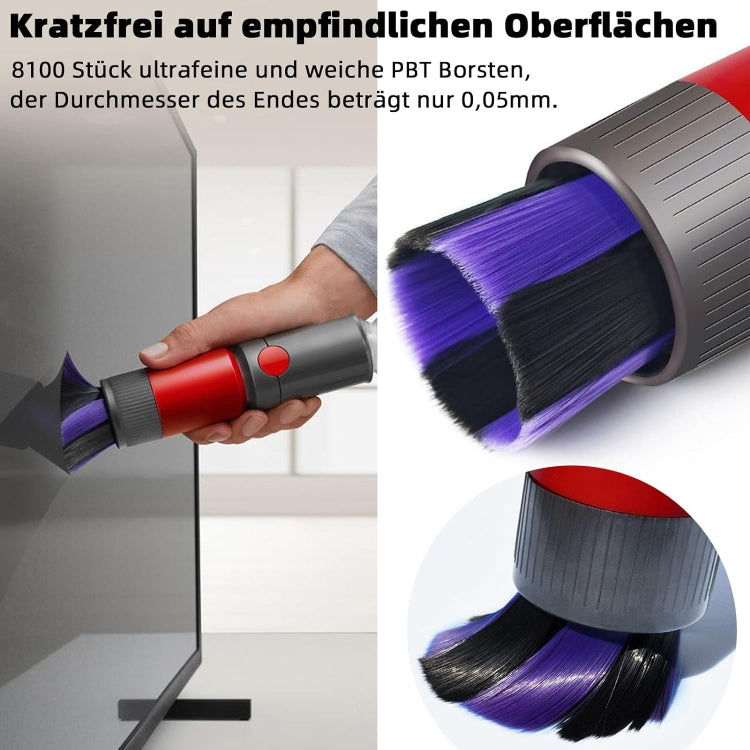 xdsource Für Dyson Staubsauger V7 V8 V10 V11 V15. Nicht markierende Staubbürste mit weichen Borsten, Non-marking Brush elektroniktrade Switzerland