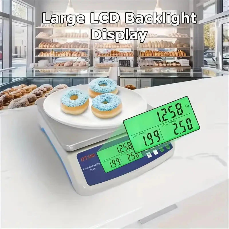 XSKJI Digitale Küchenwaage DT580 – 30 kg / 1 g Präzision Elektroniktrade Switzerland