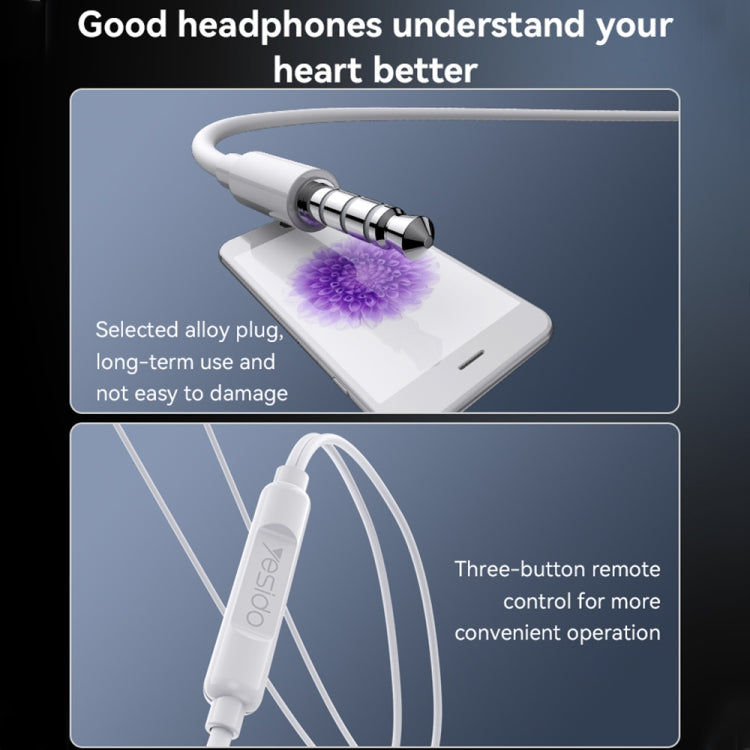 Yesido Yesido YH53 3,5 mm In-Ear-Kopfhörer mit Kabel, Länge: 1,2 m, YH53 Elektroniktrade Switzerland