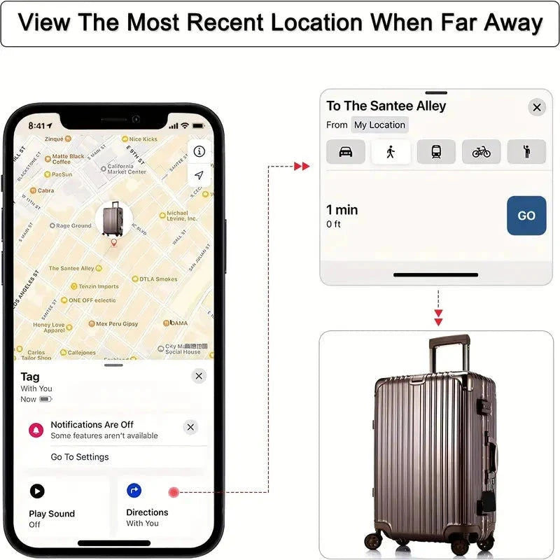 Zoopabaus Locator Finder Tracker funktioniert mit Apple Find My / Wo ist elektroniktrade Switzerland