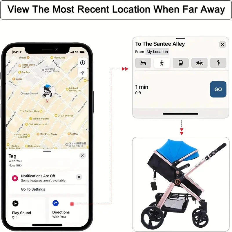 Zoopabaus Locator Finder Tracker funktioniert mit Apple Find My / Wo ist elektroniktrade Switzerland