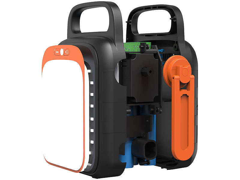 Kurbel-Dynamo-Powerstation mit 22,5 Ah, USB-C Power Delivery, 18 Watt