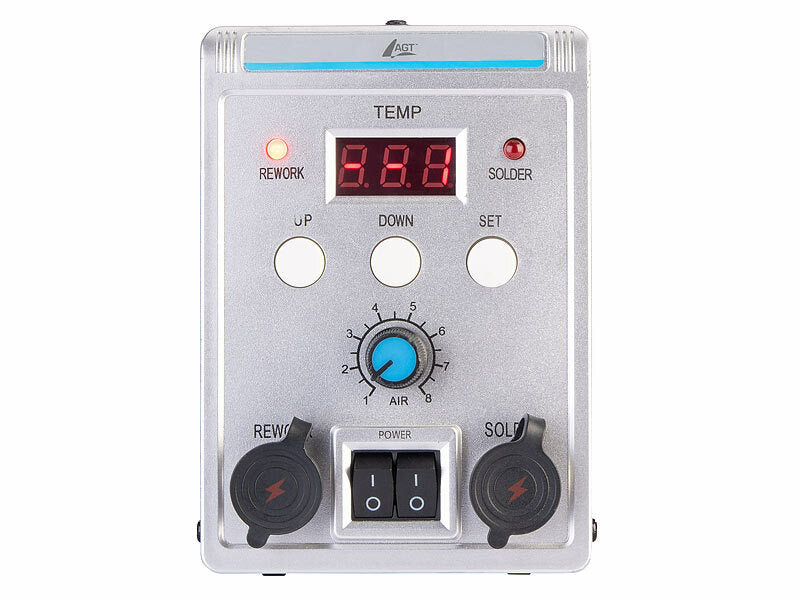 Digitale 2in1-Löt- & Heißluftstation, 500°C, 700W, 120 l/Min., Display (CH-Version)