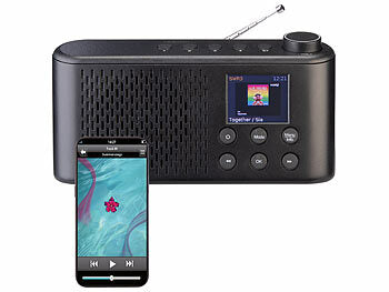 DAB+ Radios: VR-Radio Mobiles Akku-Digitalradio mit DAB+/FM, Farbdisplay, Bluetooth 5.3, 6 W erhältlich auf eMall