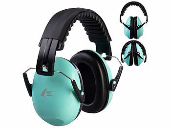 Gehörschutzkopfhörer: AGT Kapselgehörschutz für Kinder, SNR 27 dB, klappbar & größenverstellbar erhältlich auf eMall