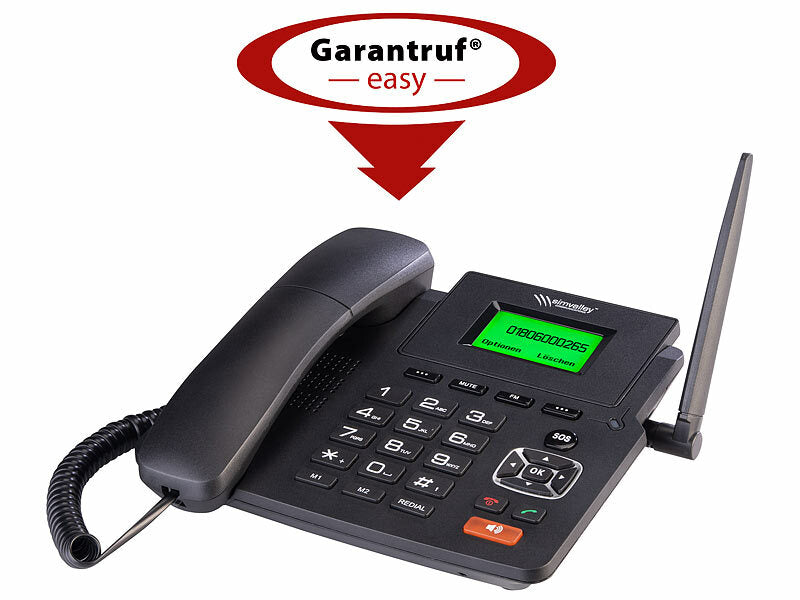 4G-Tischtelefon, Hotspot-Funktion, WLAN, Akku, ohne Vertrag & SIM-Lock