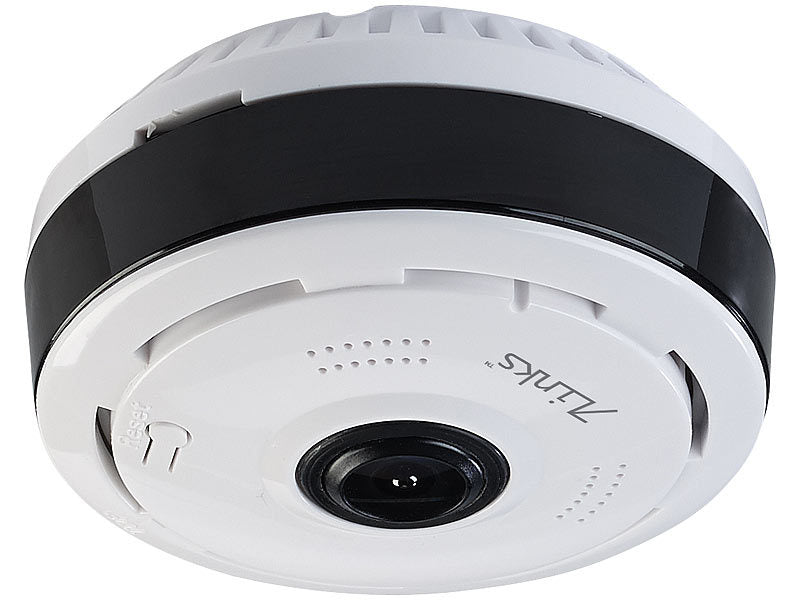 360°-Panorama-Überwachungskamera mit 2K, Nachtsicht, WLAN & App Tuya