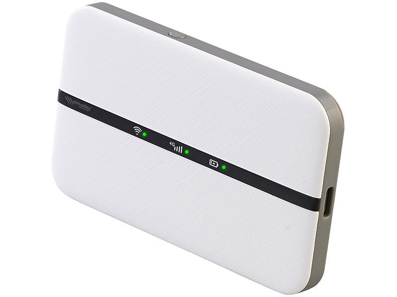 Mobiler 4G/LTE-Router im Kreditkartenformat, bis 150 Mbit/s, Akku, App