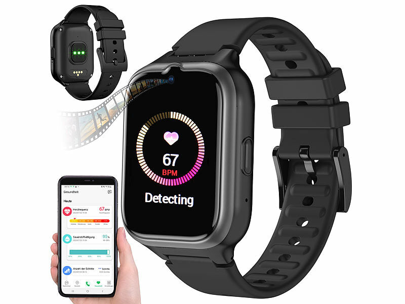 4G/LTE-Senioren-GPS-Handy-Uhr mit Garantruf Easy und Video-Telefonie