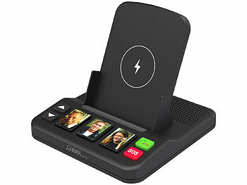 Qi Wireless Charger Handy Halterung erhältlich auf eMall