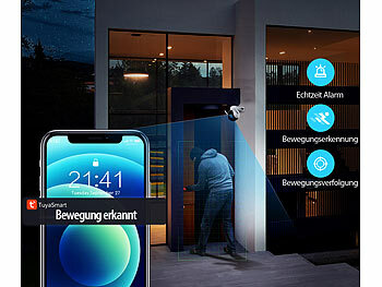 WLAN-Kamera mit Schwenkfunktion für den Außenbereich