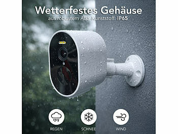 7links Akku-Outdoor-IP-Überwachungskamera mit 2K, Dualband-WLAN, PIR, App erhältlich auf eMall