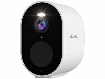 7links Akku-Outdoor-IP-Überwachungskamera mit 2K, Dualband-WLAN, PIR, App erhältlich auf eMall