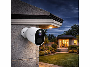 7links Akku-Outdoor-IP-Überwachungskamera mit 2K, Dualband-WLAN, PIR, App erhältlich auf eMall