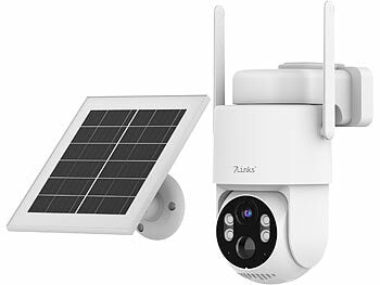 7links 4G/LTE-Akku-Außenkamera mit eSIM & 5 Jahren Datenflat, 2K, Solarpanel erhältlich auf eMall