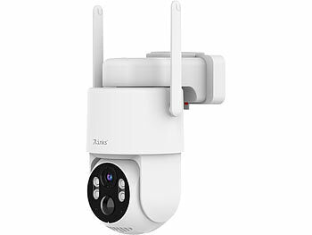 7links 4G/LTE-Akku-Außenkamera mit eSIM & 5 Jahren Datenflat, 2K, Solarpanel erhältlich auf eMall
