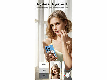 Callstel Selfie-IPS-Vorschau-Display, 3,97", magnetisch, für iOS/Android, Akku erhältlich auf eMall