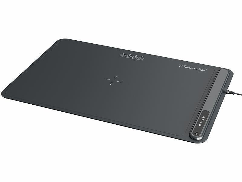 2er-Set, Digitale Warmhalteplatte Silikon, 55 - 100 °C, 61 x 40cm