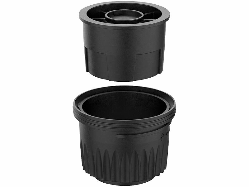 Mobile Akku-Espressomaschine mit Wasserkocher, auch für Kapseln, 15bar