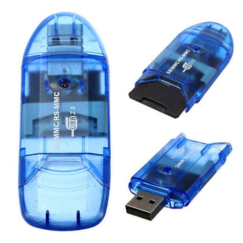 USB-2.0-Cardreader & USB-Stick, für SD(HC/XC)-Karten | #Elektroniktrade.ch#