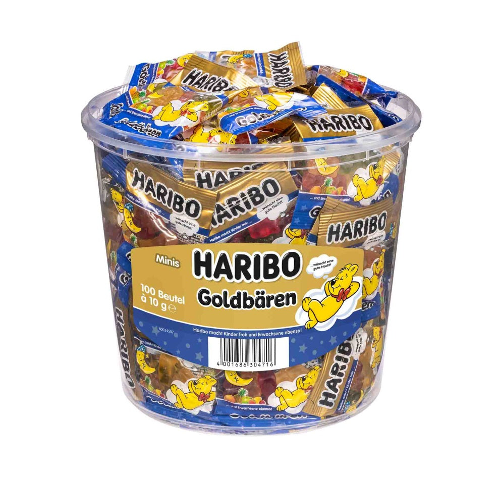 100 x Haribo "Gute Nacht Goldbären"