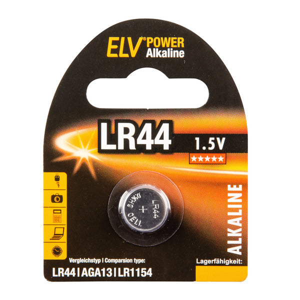 ELV Power Alkaline-Knopfzelle AG13/LR44