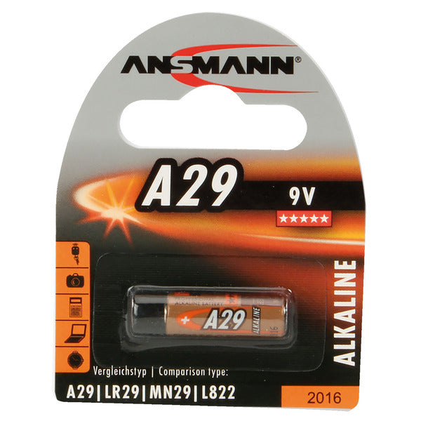 Ansmann Alkaline-Batterie Typ 29A, 9 V