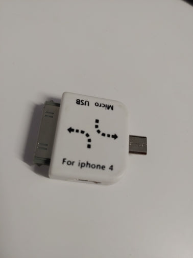 MicroUSB/MiniUSB iPhone 4 Adapter | #Elektroniktrade.ch#