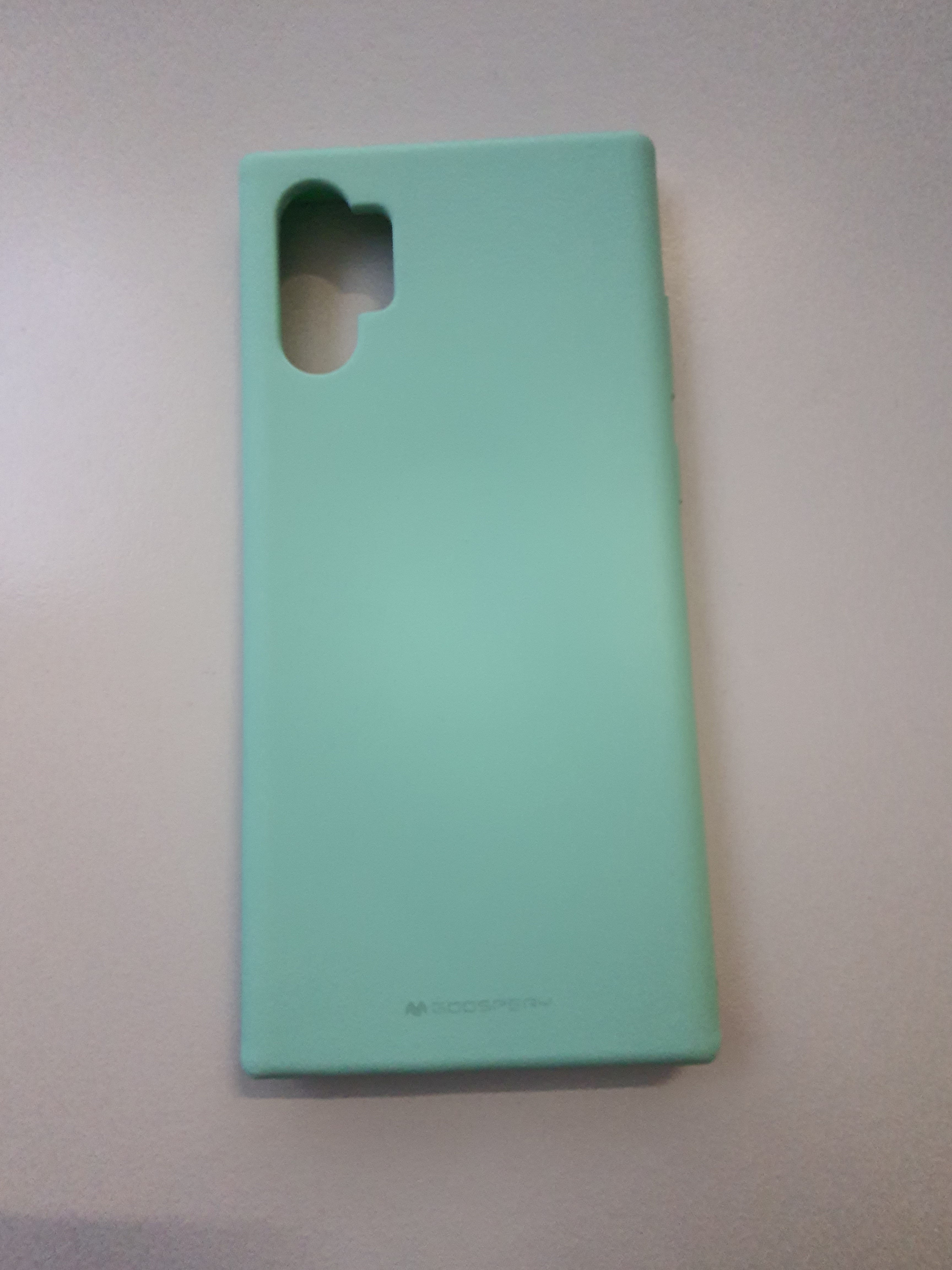 GOOSPERY SF JELLY TPU Stoß- und Kratztasche für Galaxy Note 10+ Hell Grün