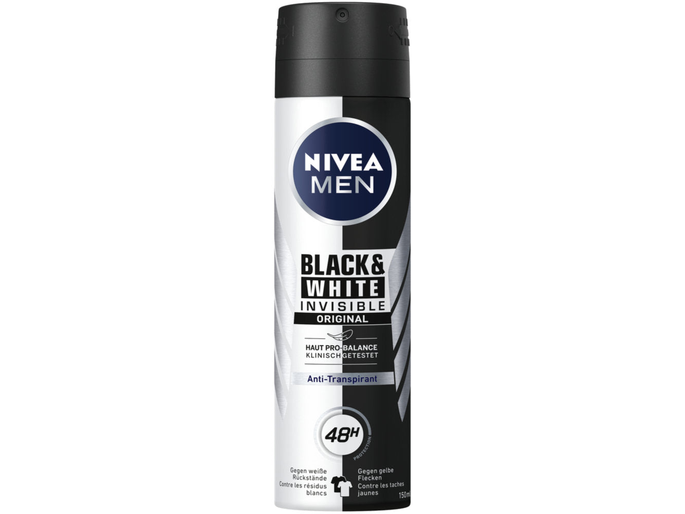 Nivea MEN Deo Spray Black & White by Robin Schulz 150 ml Anti-Transpirant 48 h | #Elektroniktrade.ch#