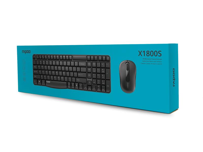 Rapoo Tastatur-Maus-Set X1800S ( CH Layout ) | #Elektroniktrade.ch#