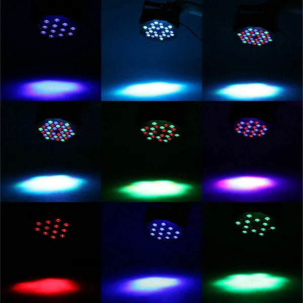36 LED 72W RGB Bühnenlicht Flachlampe DMX512 Beleuchtung